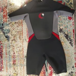 Mens shorty scuba wetsuit